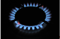 Image of a cooker gas ring for decorative purposes.