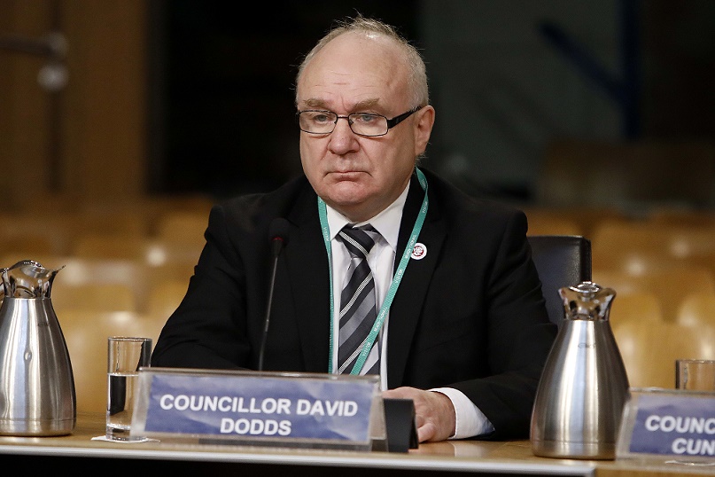 Councillor David Dodds of West Lothian Council giving evidence to the Education and Skills Committee